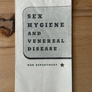 War Department pamphlet titled Sex Hygiene and Venereal Disease, 1940